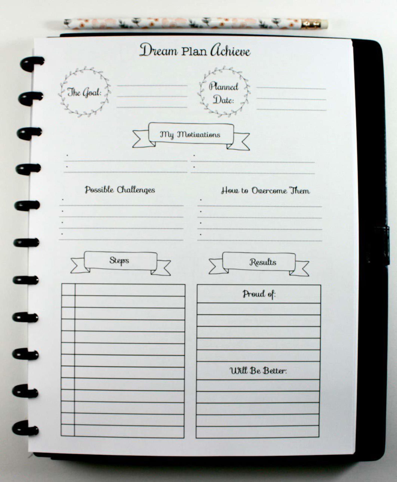 Colorful Tul Planner Inserts for Bullet Journaling