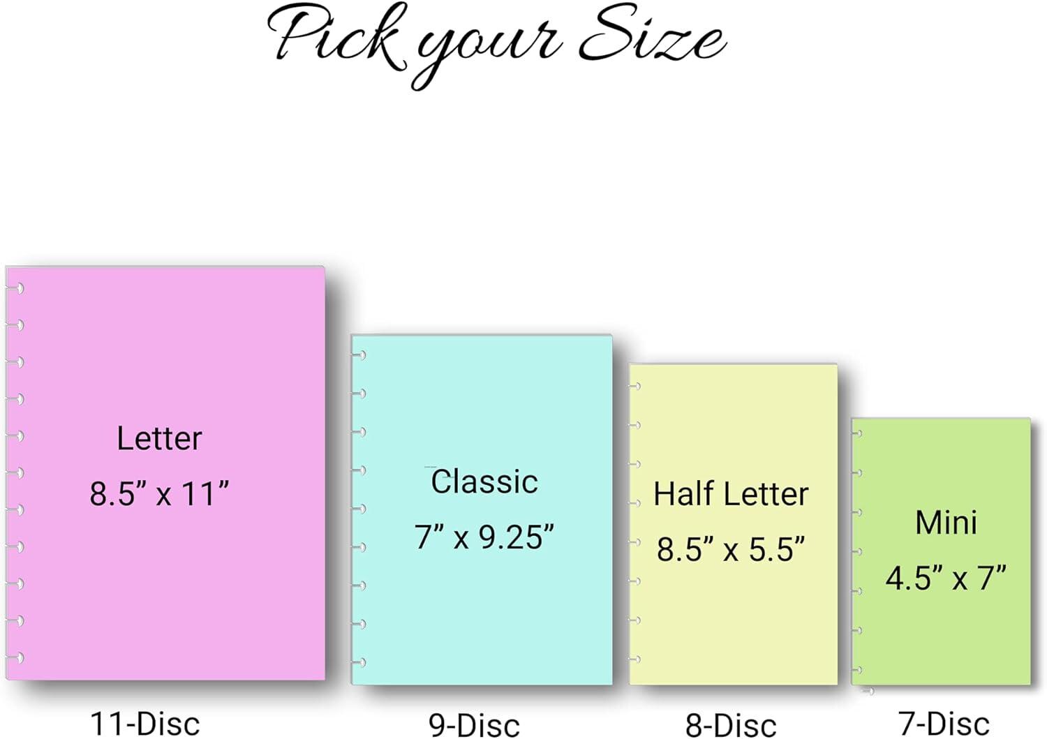 Disc Calender 2026 Disc Planner Refills: Monthly Calendar (multiple Sizes) - Etsy