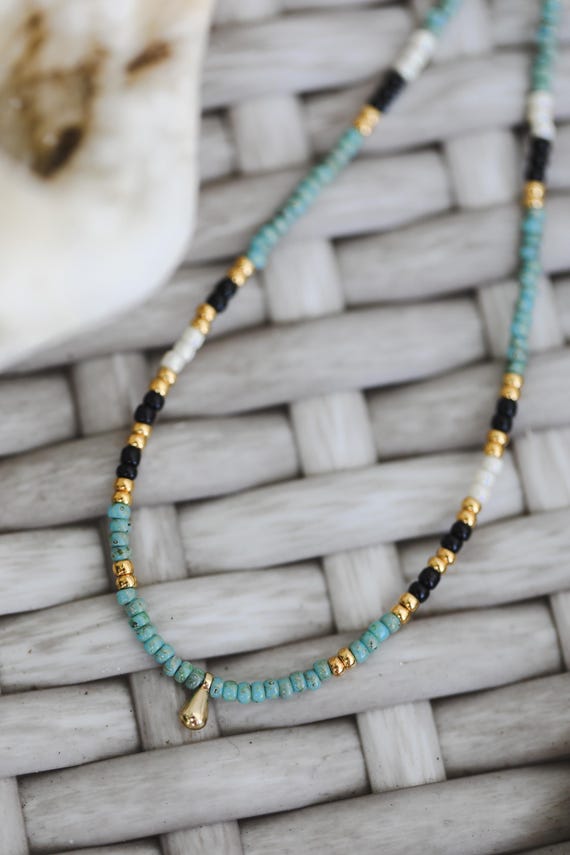 Summer Beaded Layering Necklace