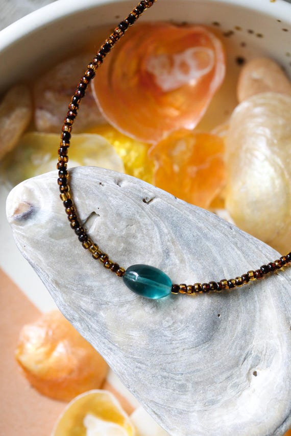 Radiant AA Quality Fluorite Hand-Beaded Necklace