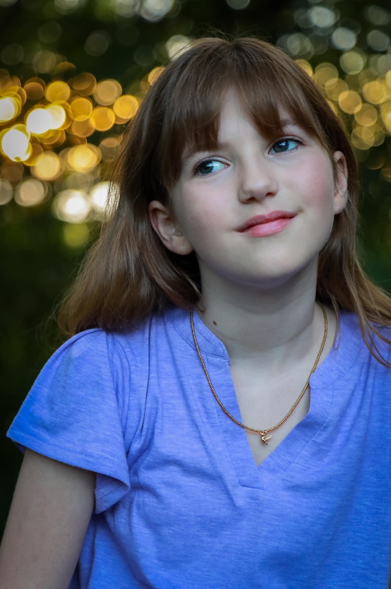 Petite Italian Bronze Hummingbird Necklace