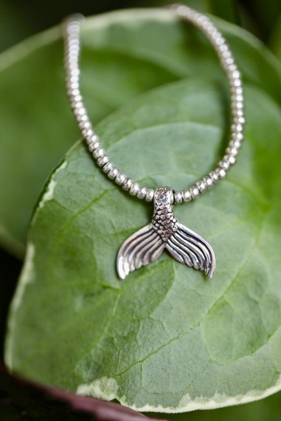 Sterling Silver Mermaid Tail Necklace
