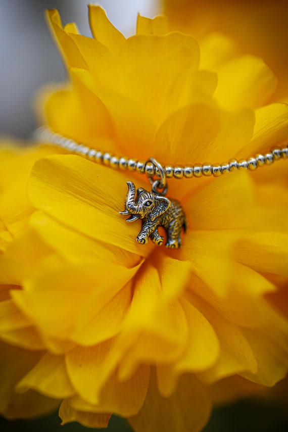 Sterling Silver Tiny Elephant Necklace