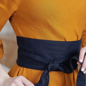 linen belt