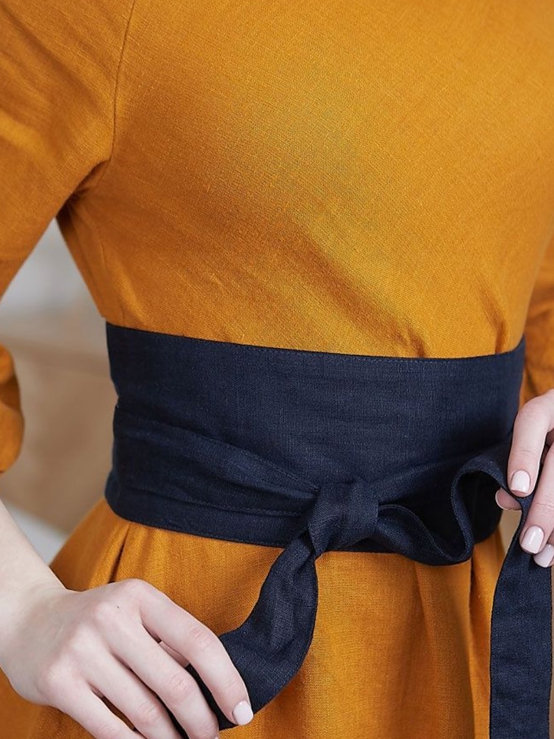linen belt