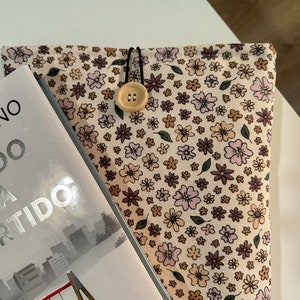 Funda libro, funda ebook FLORES OTOÑALES 画像 3