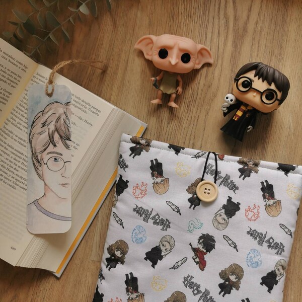 Funda libro, funda ebook acolchada HARRY POTTER