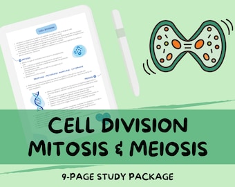 Divisione cellulare, mitosi e meiosi, gametogenesi - Guida agli appunti di studio sulla biologia di livello A