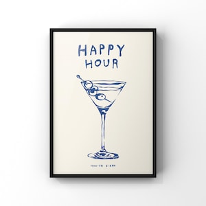 Poster: HAPPY HOUR 1 (Kunst-Druck | Wand-Kunst)