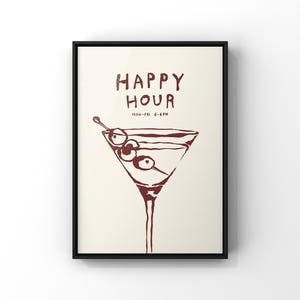 Poster: HAPPY HOUR 2 (Kunst-Druck | Wand-Kunst)