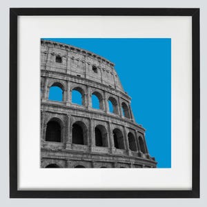 Stampa fotografica Pop Art - Serie Landmarks - Roma - Colosseo