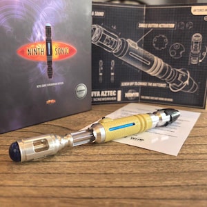 10th Doctor Who Sonic Screwdriver Metal Prop Replica Ready To Ship