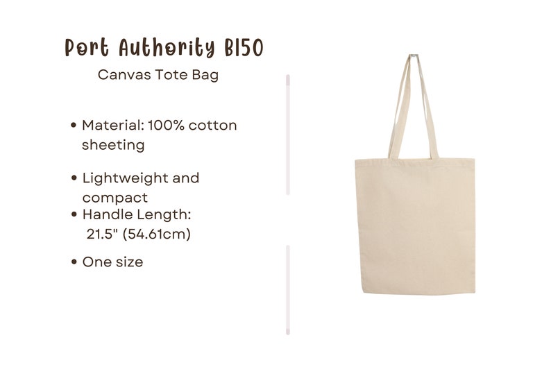 Puede incluir: Una bolsa de lona blanca lisa con un asa de 54,61 cm (21,5 pulgadas). La bolsa est&aacute; hecha de lona de algod&oacute;n 100% y es ligera y compacta. Es de talla &uacute;nica.