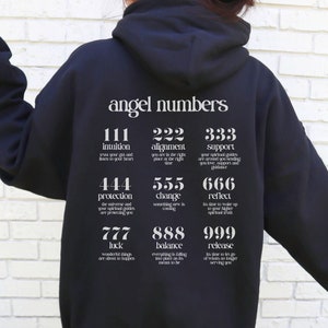Angel number Hoodie, Mystical celestial hoodie, Angel core aesthetic, Manifestation shirt, Spiritual Hoodie, Trendy Hoodie, 444 hoodie