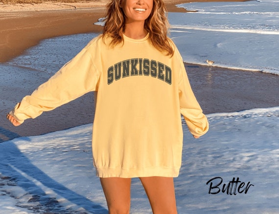 Sunkissed Sweatshirt, Travel Sweatshirt, Preppy Summer Sweatshirt, Cute  Summer Beach Clothes, Beachy Vacation Sweatshirt, Sunkissed Crewneck - Etsy