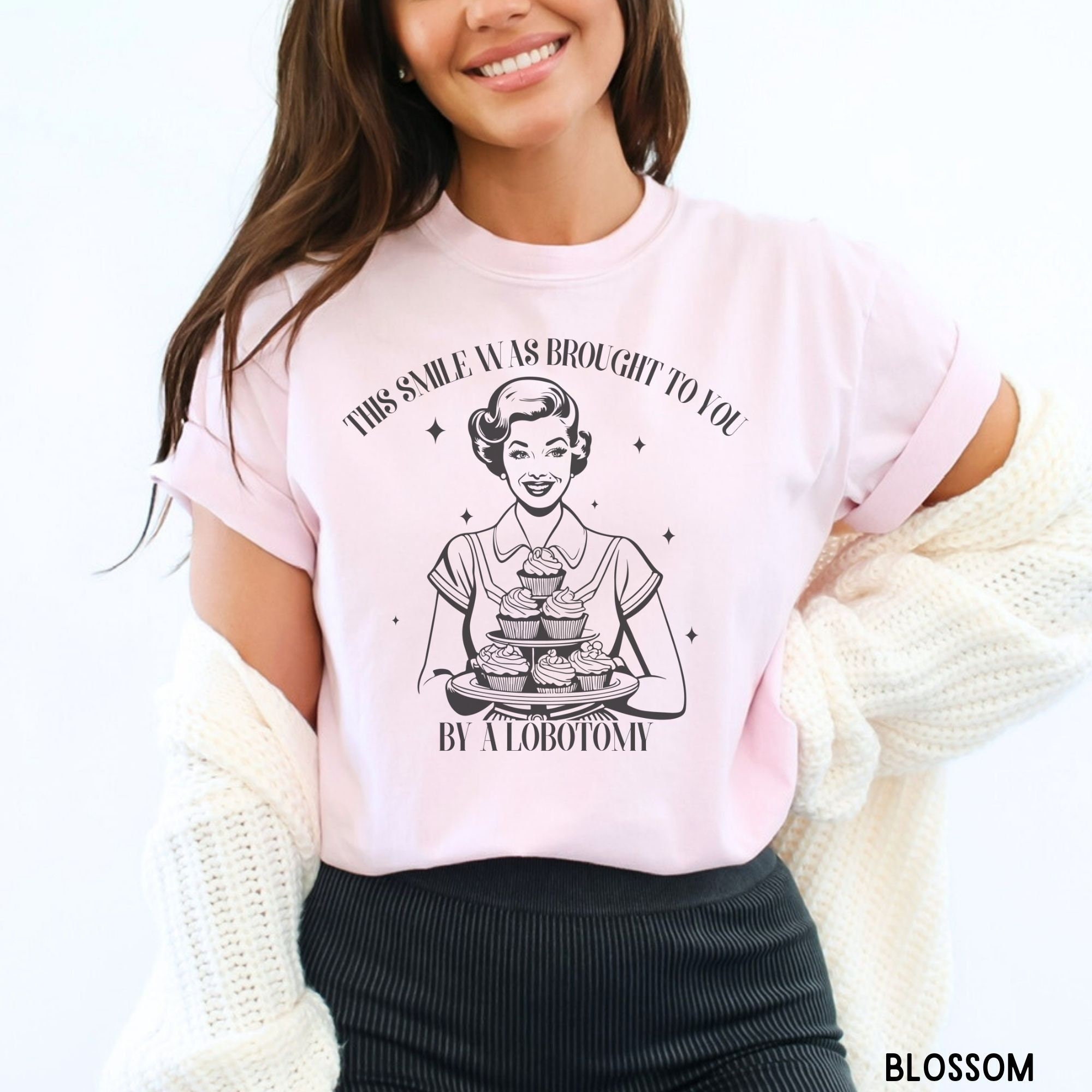 Funny baking shirt, Unhinged t-shirt, lobotomy Comfort Colors tee, trendy oversized shirt, Inappropriate crewneck, Sarcastic graphic tee