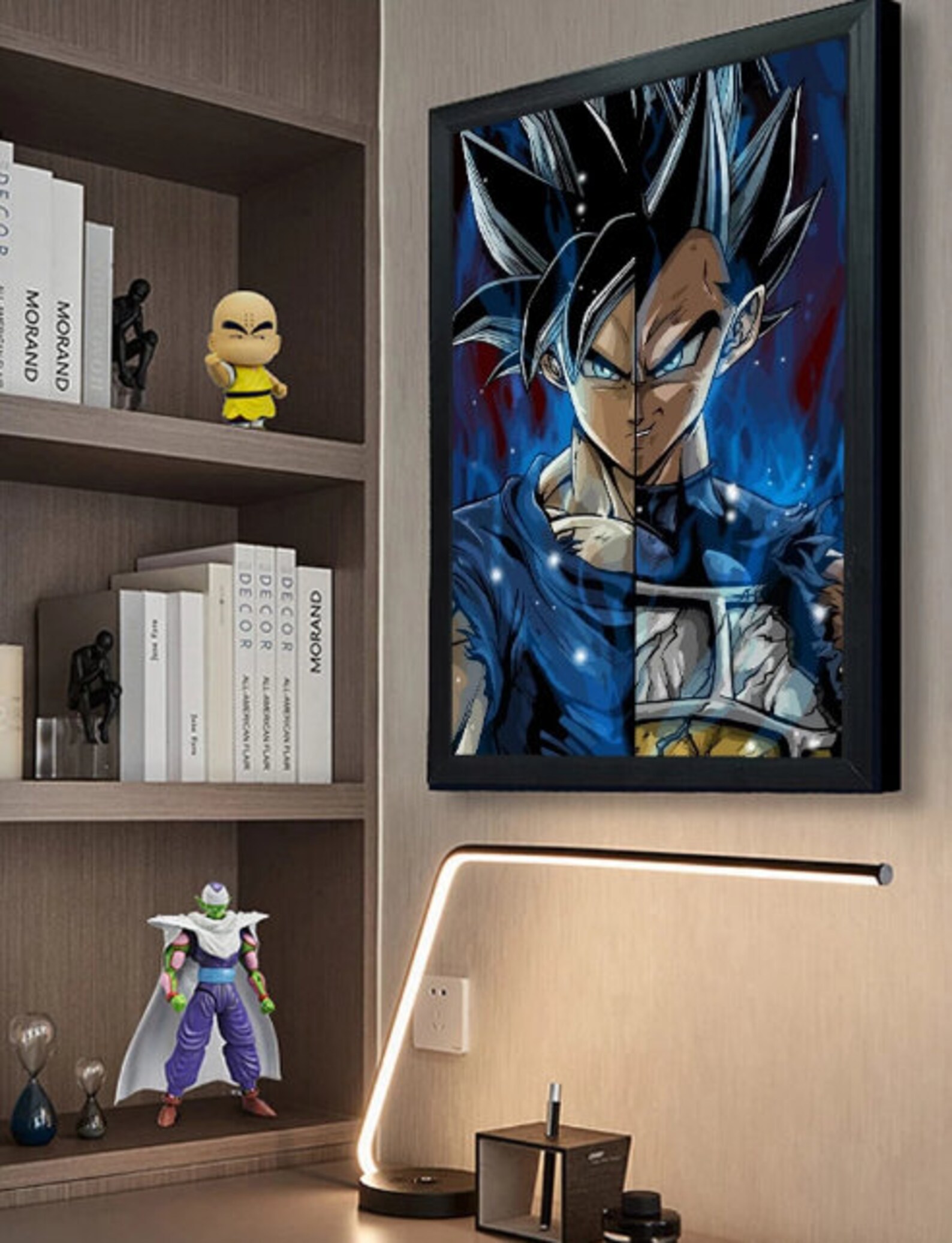 Goku and Vegeta Painting Dragon Ball Z Etsy