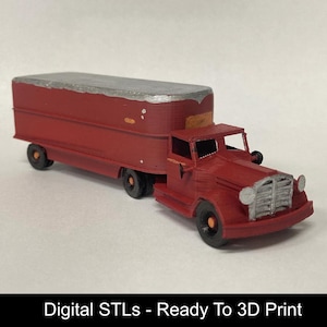 HO Scale Truck and Trailer STLs - Optimized for FDM 3D Printing - DIGITAL