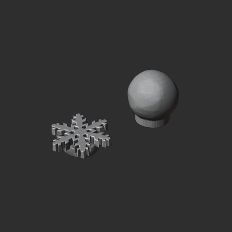 Adornos navideños en formato STL / Fácil impresión 3D - Sin soportes / Pesebre - Muñeco de nieve - Tres en raya (Artículo digital - Sin IA) imagen 11