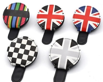 Sunglasses Case Holder Clip For Mini Cooper 2001-2024 R55 R56 R60 R61 F55 F56 F60 Countryman Clubman Paceman Accessories PU Leather Glasses