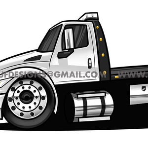 Flachbett-LKW Zeichnung, Abschleppwagen-Logo, Transportunternehmen png, Rollback-Trucks, internationale LKW-Grafik, Dual Transport-Logo-Design