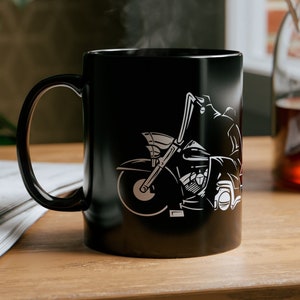 Coffee Mug Lowrider Biker Cholo Style Motorcycle Design image 1