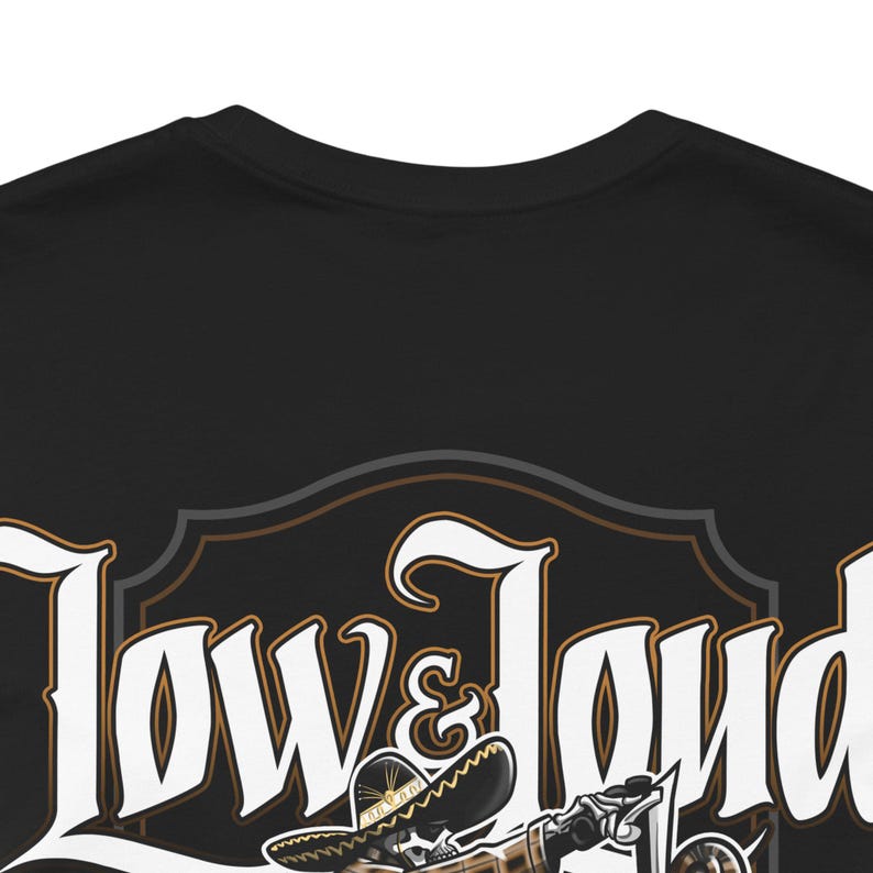 Low & Loud biker t-shirt.