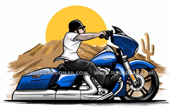 ハイスピード　Illustration Works バイクイラスト練習中(^^;))) 今回は、バイクが良いなと思う瞬間