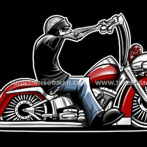 Motorcycle PNG drawing, harley davidson arwork, skeleton biker, custom softail, bike shop logo, bike rider illustration, biker graphics