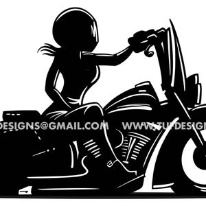 SVG motorcycle artwork, harley davidson drawing, heritage bagger art, biker chick, bike rider logo, motorbike clip art, vector art graphics