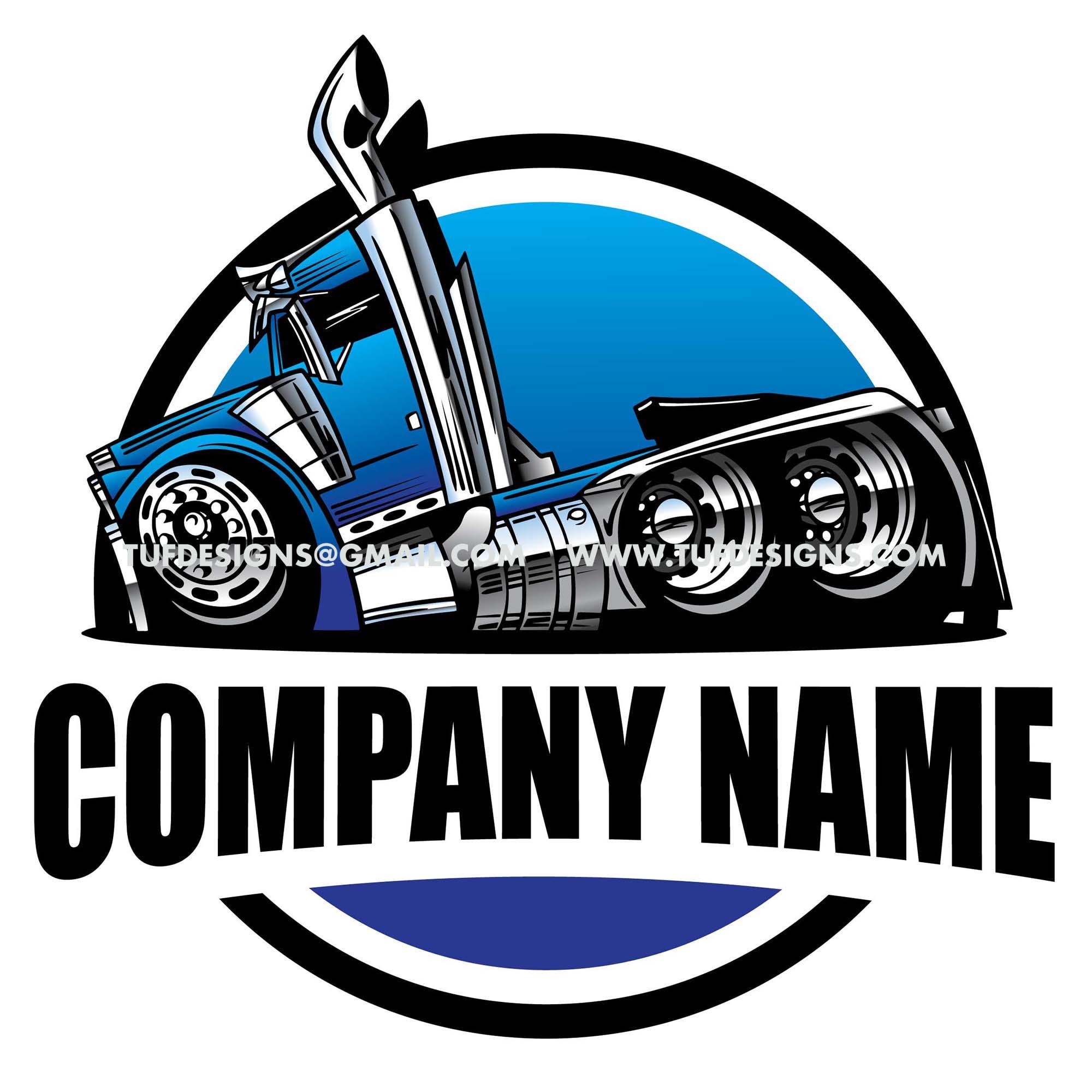 SVG semi truck, trucking company logo, big rig vector art, truck driver graphics, Peterbilt design, personalized name, cartoon drawing