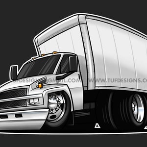 Kasten-Lastwagen-Logo, digitales Kunstwerk, Umzugsunternehmensdesign, herunterladbare PNG-Dateien, T-Shirt-Kunst