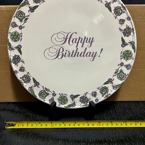 Happy Birthday Plate/ Platter Avon Presidents Club New in original packaging