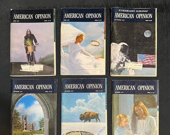John Birch Society “American Opinion” Magazine 1979 Lot of 6 Very Nice