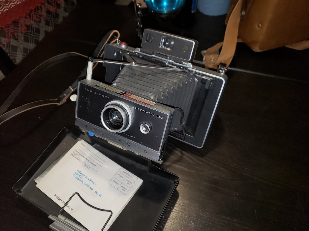Polaroid Automatic 100 Land Camera Etsy