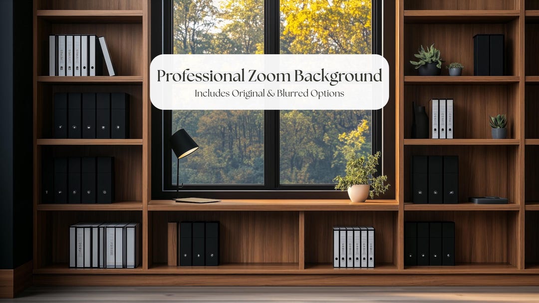 Modern Office Zoom Background | Professional Virtual Background - Etsy