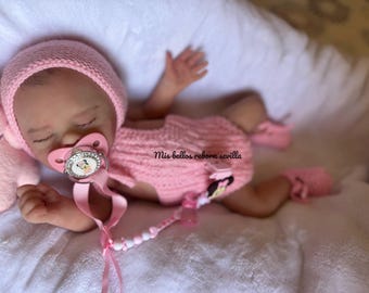 muñeca reborn silicona  completa baby