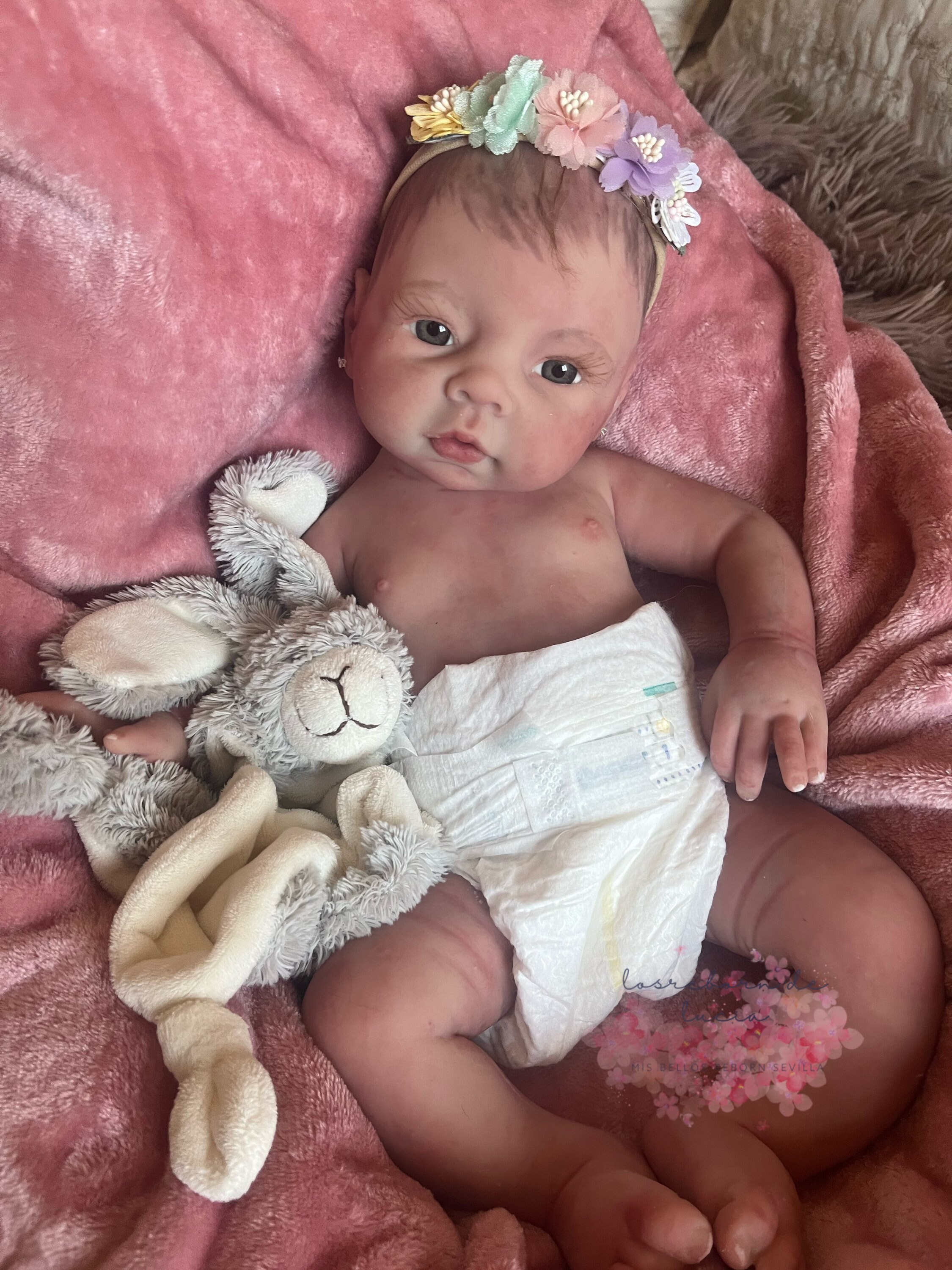 18.5 Olivia Full Body Silicone Asian Reborn Baby Doll Girl