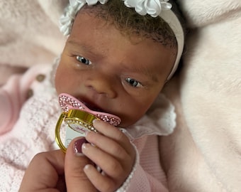 muñeca reborn silicona completa mulata