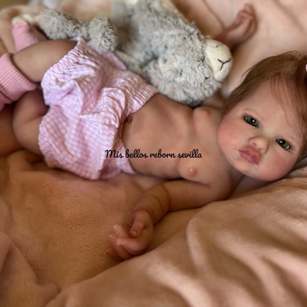 Bambola reborn interamente in silicone