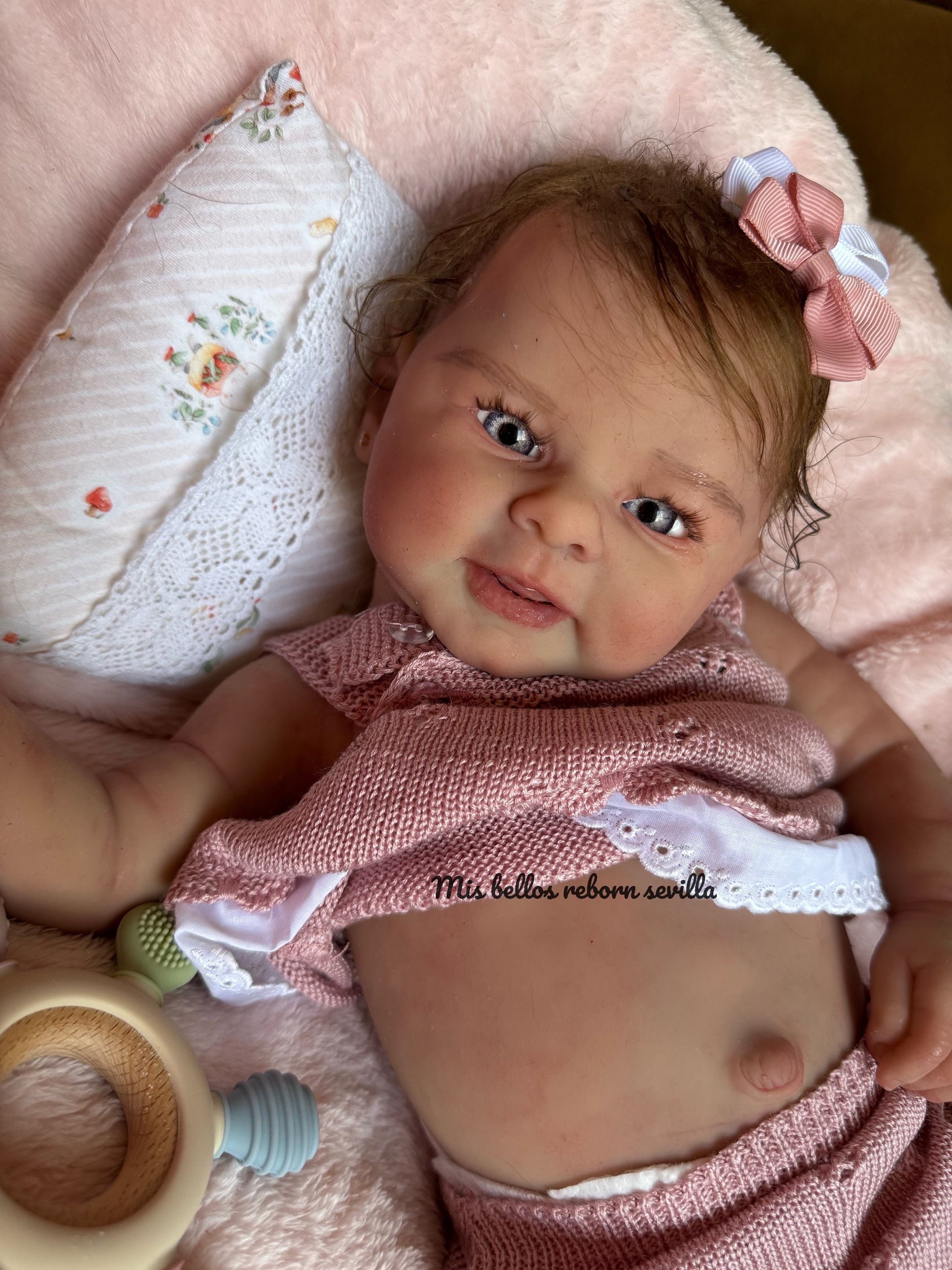 Bébé reborn entièrement silicone fille