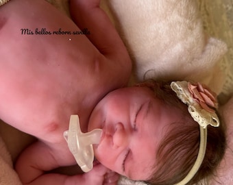 muñeca reborn silicona completa Marlen