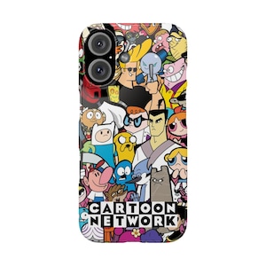 Cartoon Network Phone Cases - 21 Sizes iPhones 7-16 - Checkerboard Logo