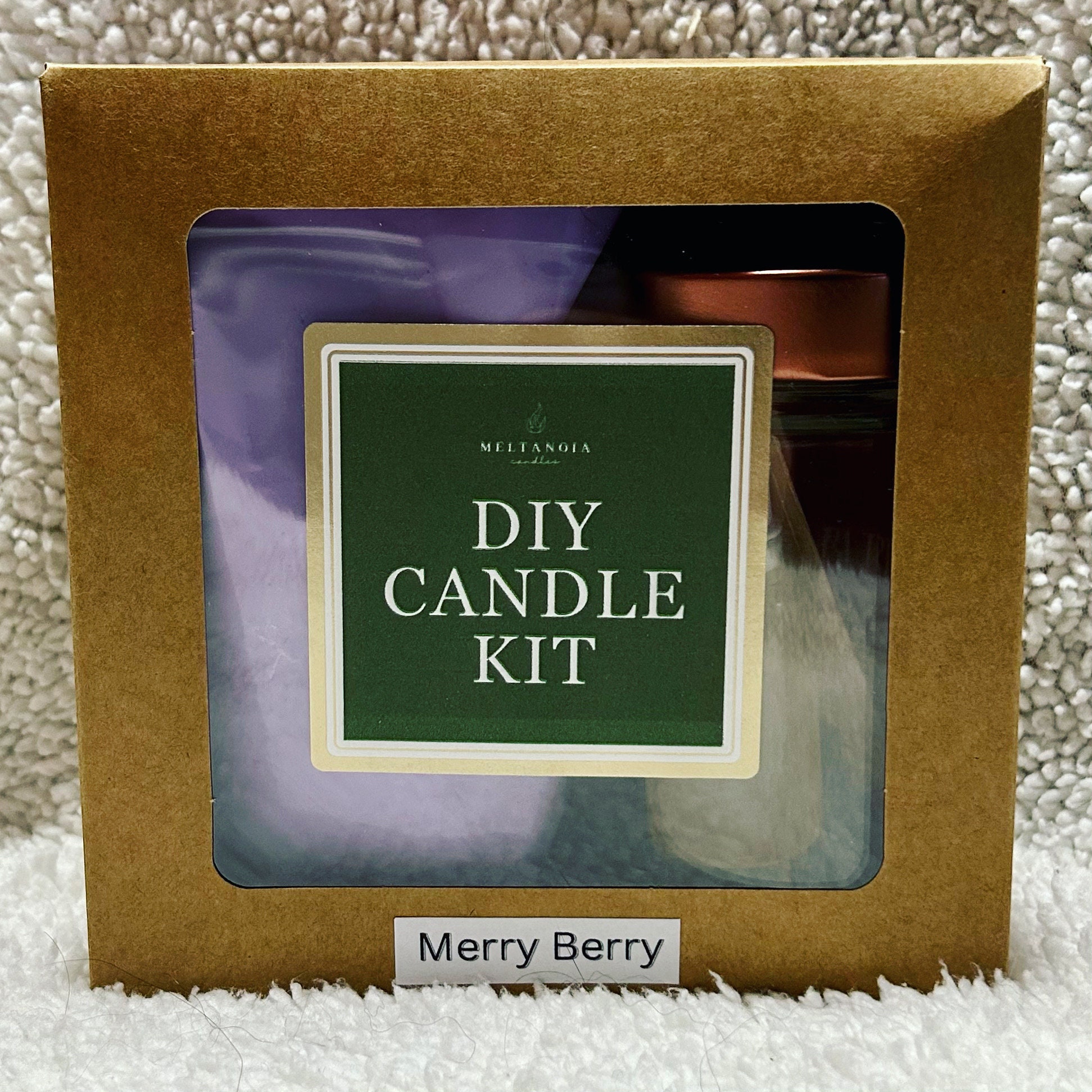 Relaxation Candle Kit, Soy Wax Candle Crafting Box, 8.5 Oz Glass Candle,  Fragrance Oil, DIY Kit 