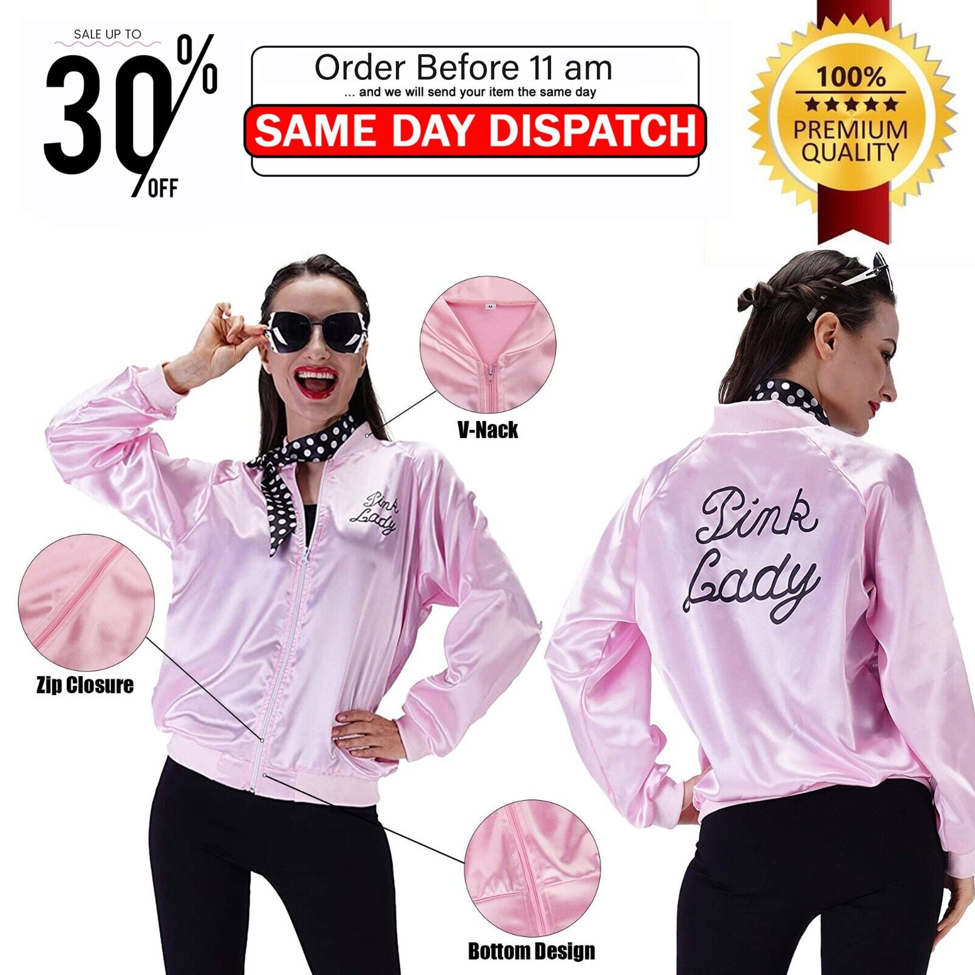 Pink Ladies Jackets 1950s Grease Pink Ladies satin jackets  Pink ladies  jacket, Pink ladies, Grease pink ladies jacket