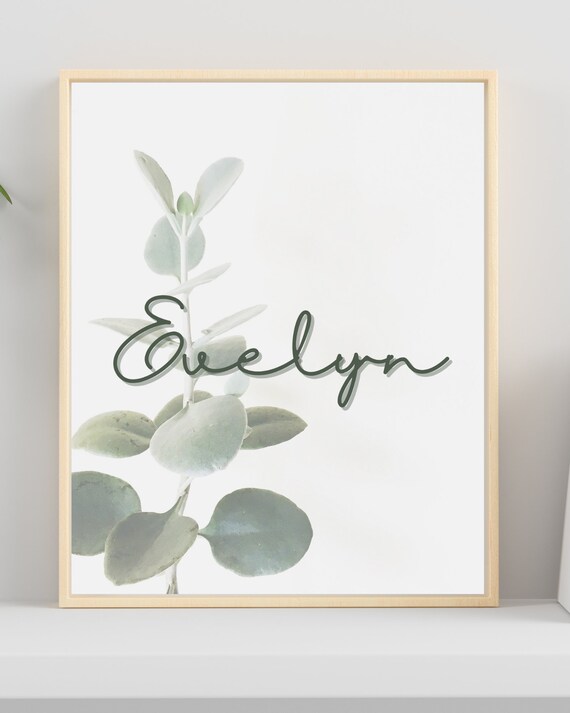 Custom Baby Name Printable - Etsy