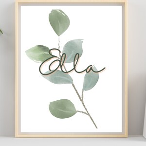 Custom Baby Name Printable