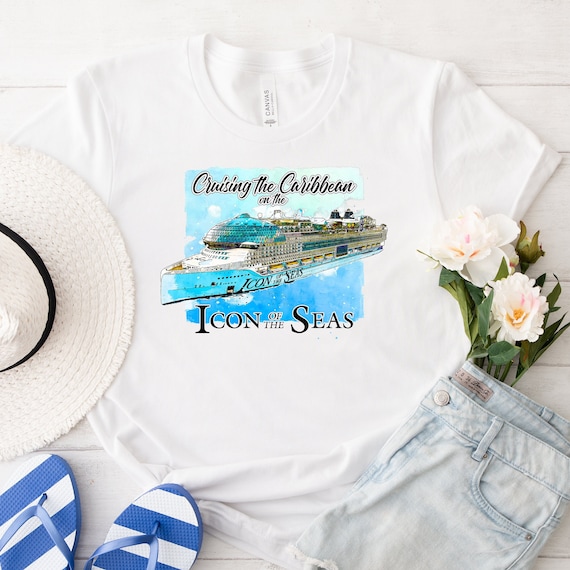 トップス 25ss WIND AND SEA LOGO CUBA S/S SHIRTS Icon of the Seas Cruise T-shirt: Personalized Family Souvenir - Etsy