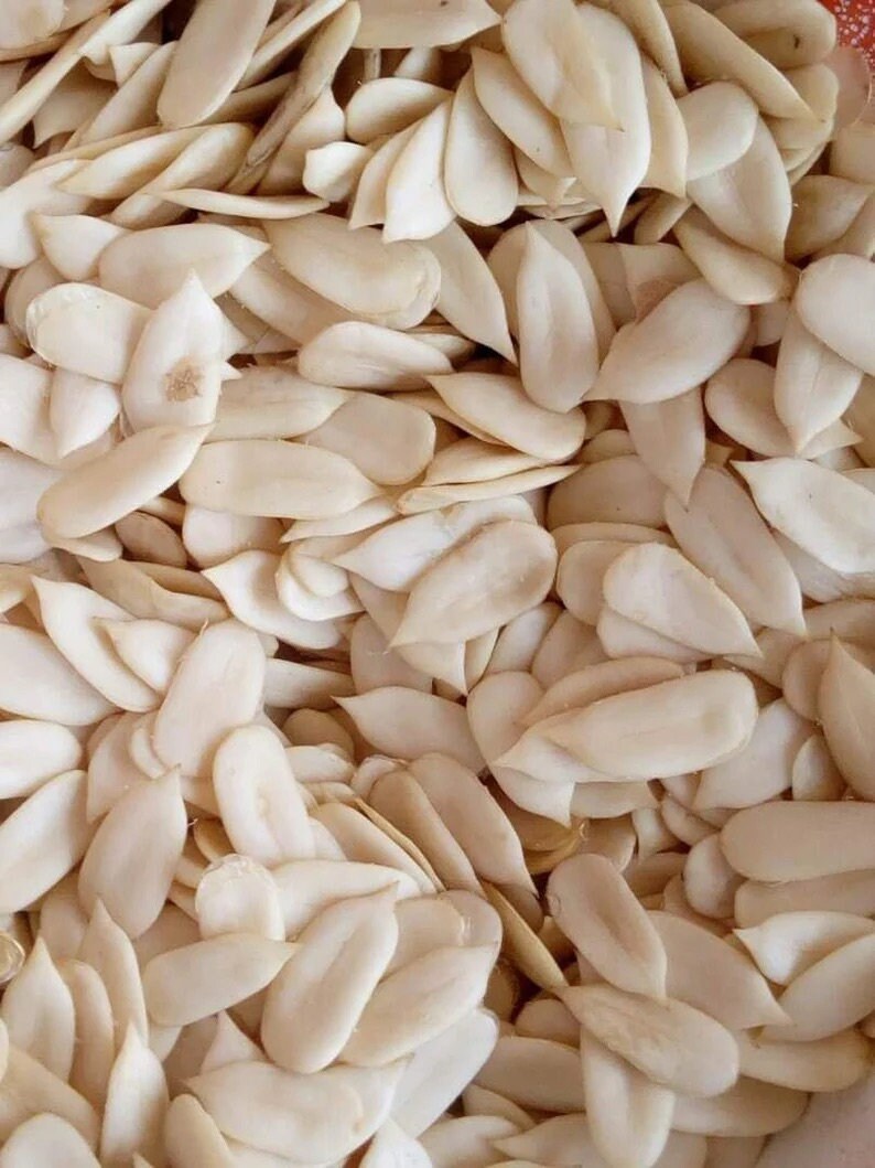 Whole Nigerian Egusi Melon Seeds 3.5oz Etsy