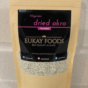 Nigerian Grounded Dried Okra (8oz)